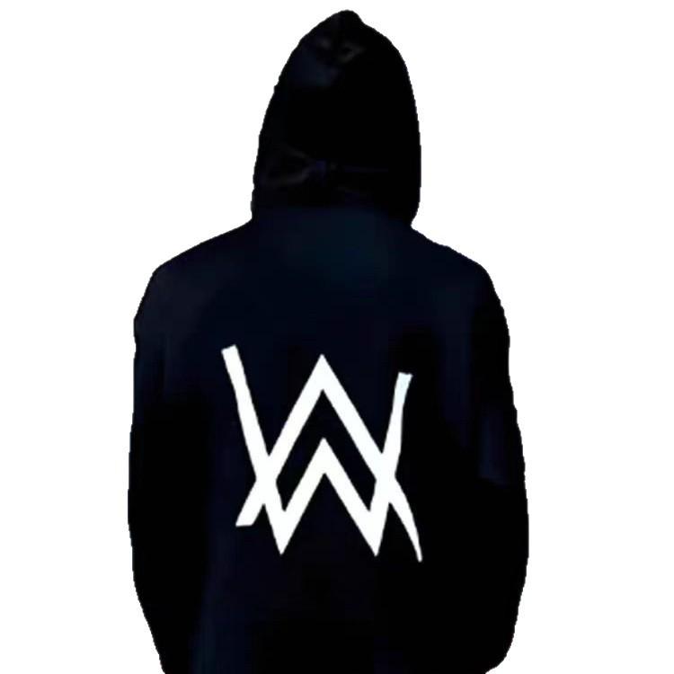 Alan Walker Men's Hooded Sweatshirt - Co-branded Electronic Music Style Jacket