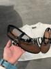 Sheepskin version~ mesh Mary Jane shoes women's empty summer new niche round head shallow mouth flat ballet shoes
