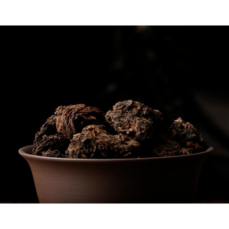 Спелый чай Пуэр 5 лет выдержки LAO CHA TOU * Ba Jiao Ting Пуэр 400г — фото 6