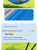 Outdoor Anti-Rollover Hanging Chair Hammock - Single/Double, Color-block Nylon, Parachute Cloth, Lightweight Swing.