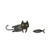 925 Sterling Silver Stud Earrings For Women Cat Fish Animal Silver Ear Jewelry Gifts