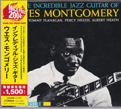 CD WES MONTGOMERY  The Incredible Jazz Guitar Of Wes M VICJ41023 Victor 2004 Japan Jazz Used