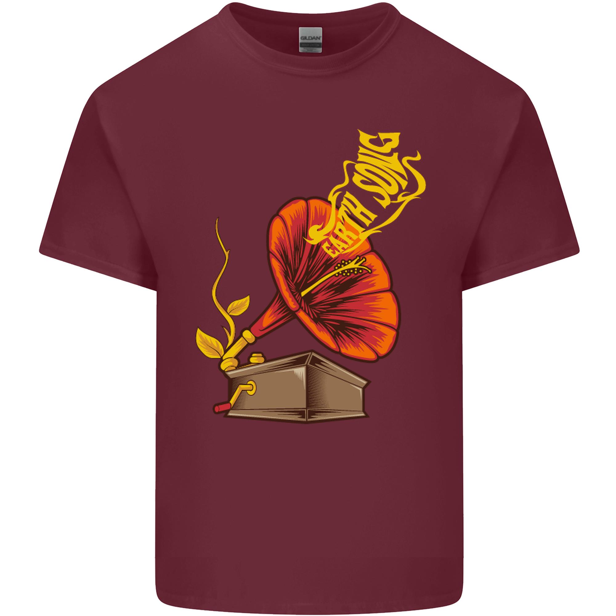Earth Song Gramophone Music DJ DJing Unisexs Light Cotton TShirt S