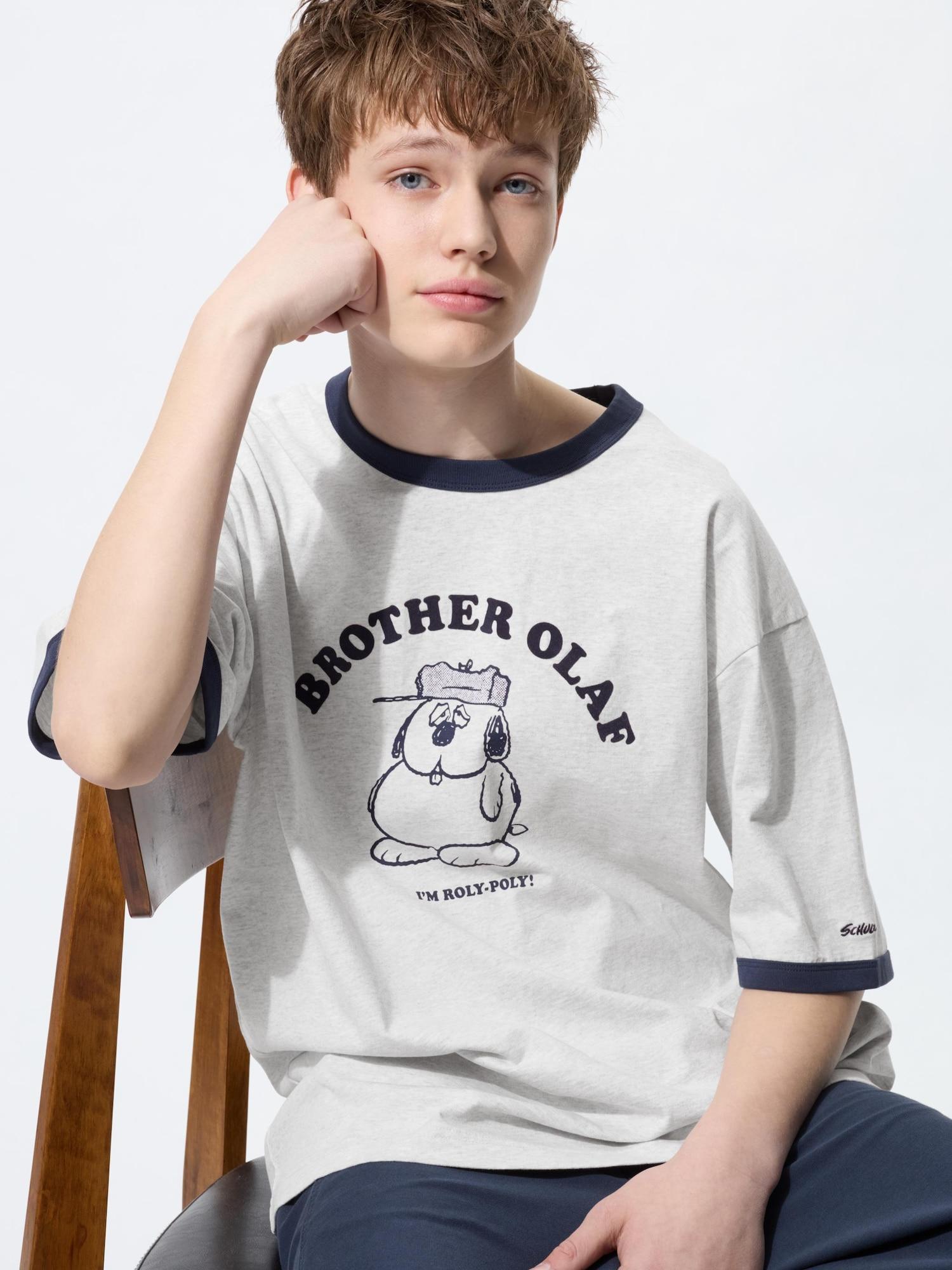 Uniqlo PeanUTs UT Graphic T B Ringer