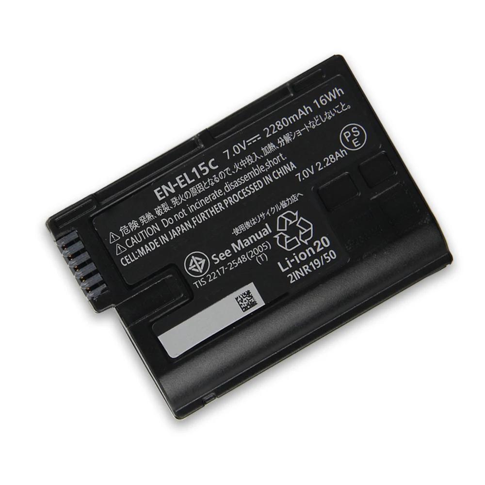 Rechargeable Lithium Battery For Nikon D850 D810 D7200 D750 D610 D500 Z5 Z6 Z7 D7100 D780 Z6 II Z7II Z8 Z5 EN-EL15C Camera Battery