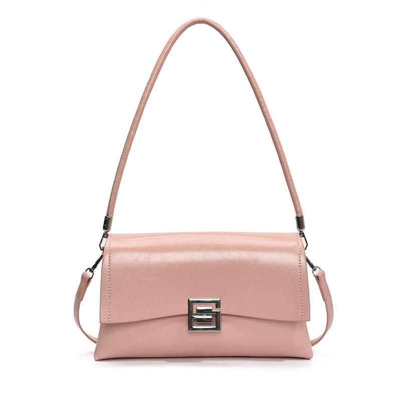 IELGY Ladies Retro Casual Small Square Oil Wax Leather Messenger Bag
