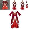 Luxurious Red Santa Claus Dress For Women Perfect For Christmas Holiday Celebrations