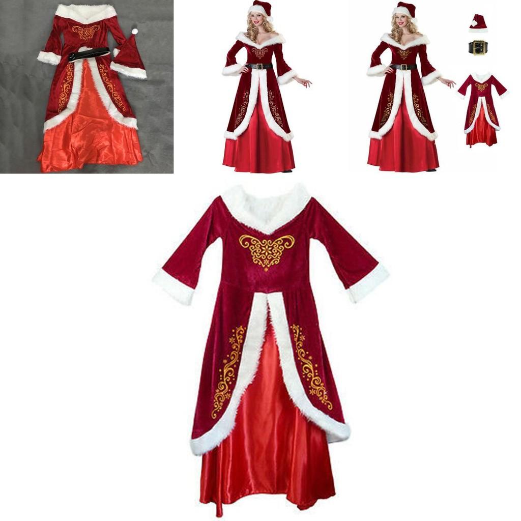 Luxurious Red Santa Claus Dress For Women Perfect For Christmas Holiday Celebrations