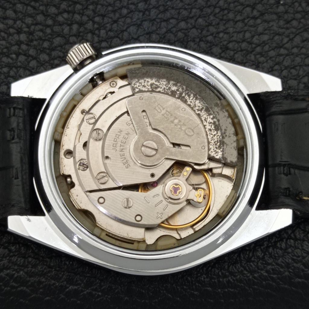 AUTOMATIC VINTAGE SEIKO 5 REFURBISHED JAPAN MENS BLACK DIAL WATCH A440418-9 Sk-a440418-1