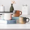 Retro Ceramic Cup Kiln Change High Value Coffee Cup Creative Coarse Pottery Latte Cup Mug