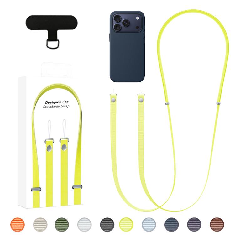 Nylon Magnetic Adjustable Crossbody Strap Phone Anti-Theft Lanyard for iPhone 17 Series