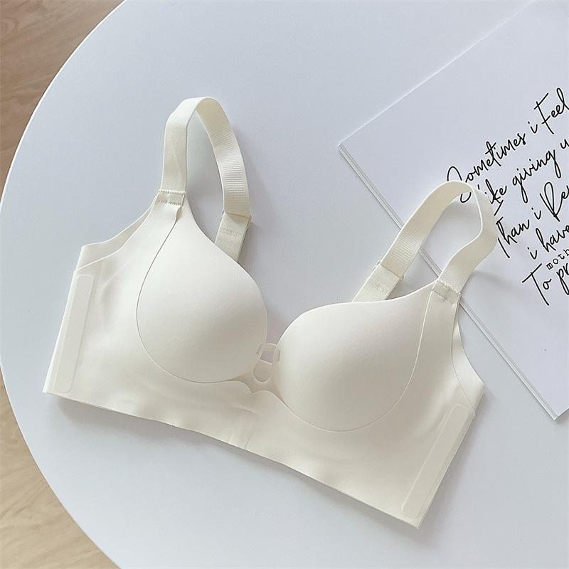 Adjustable non-marking underwear women's small breasts gathered without steel rings to close the sub-breasts to prevent sagging and show a large bra