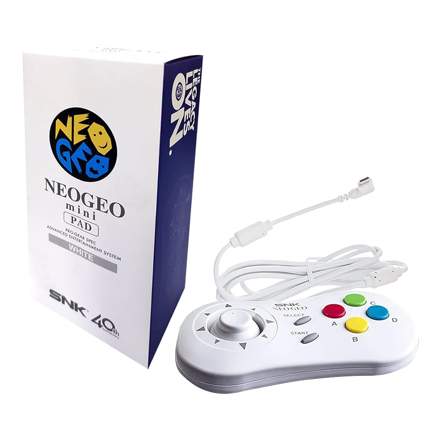 

NEOGEO Mini PAD Білий SNK Класичний Провідний Ігровий Контролер для NEO GEO Arcade Stick Pro - Міні/NEO-GEO