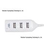 4-Port USB Hub Splitter Socket Strip
