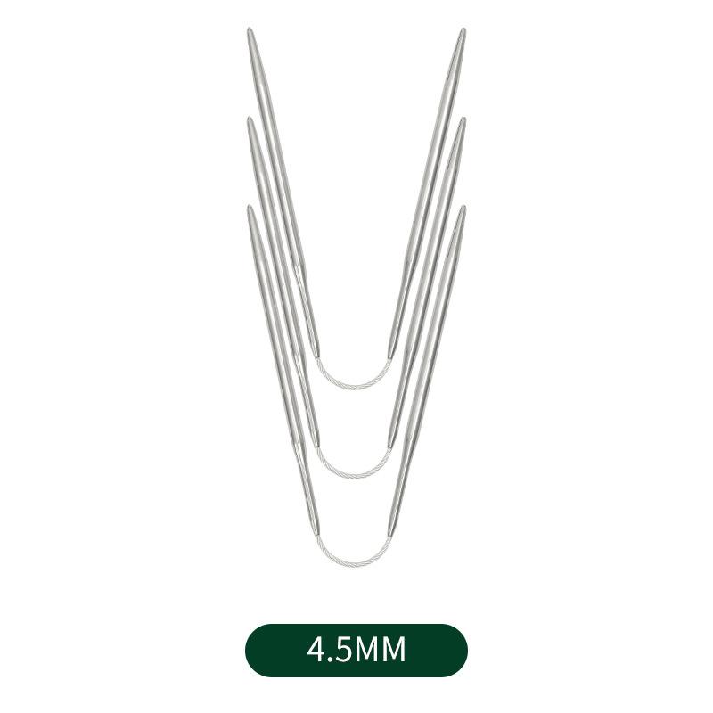 3pcs/Set Circular Knitting Needles Sweater Knitting Needle Tools Small Loop Needle DIY Knitting Needles Kits DIY Tool Accessory