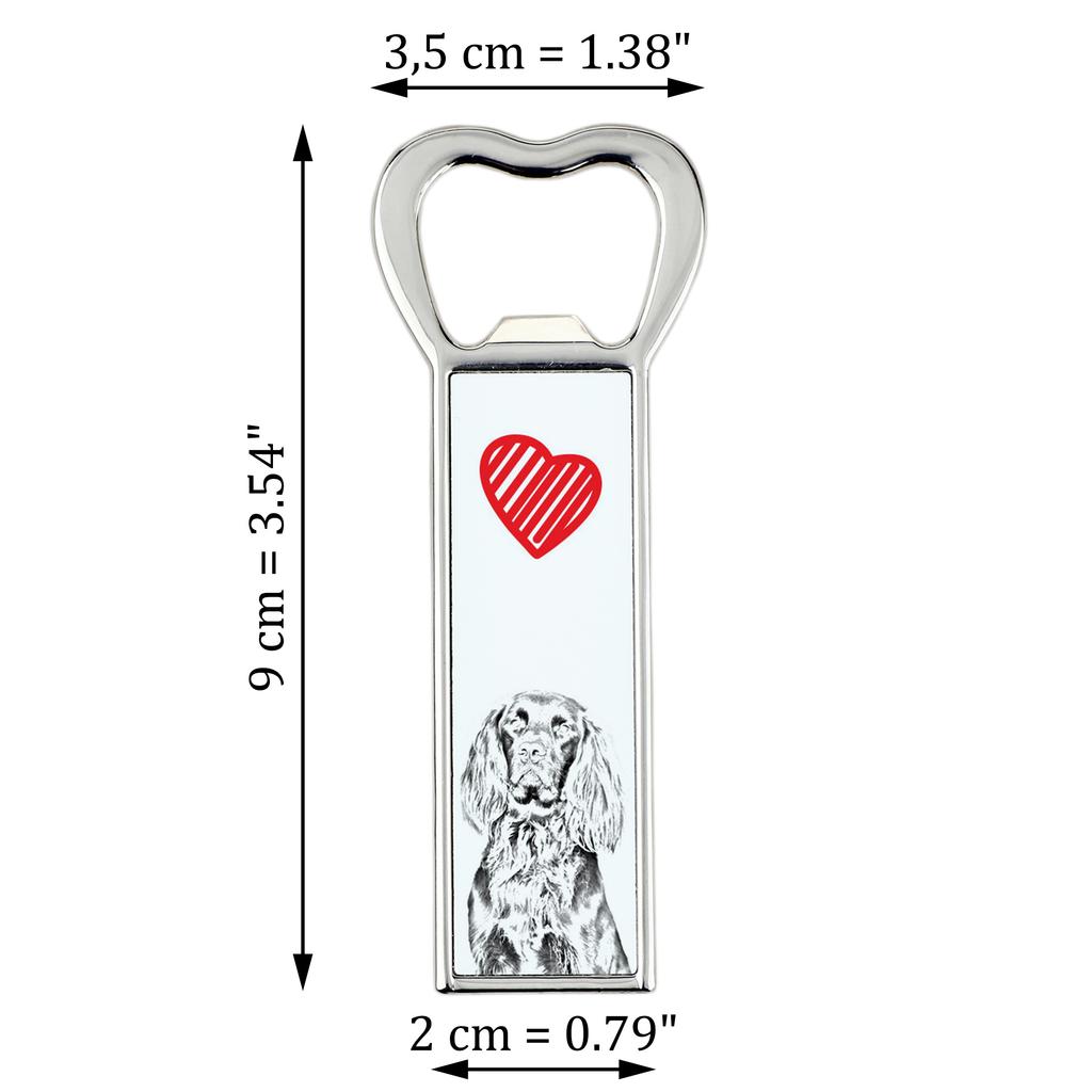 Bracco Tedesco a Pelo Ruvido I - apribottiglie con cane, apribottiglie da frigo personalizzato, regalo unico per un uomo del marchio Art-Dog