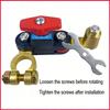 Car Battery Power Cut-Off Convert Breaker, Adjustable Unpolluted Copper Stable Transmission High Conductivity 12v-24v Disconnect Convert Smart for Car