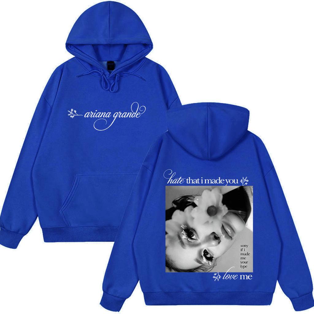 Ariana Grande Petal Album Tour 2026 Print Hoodie Unisex Fashion Clothing Pullover Winter Loose Casual Vintage Sweatshirt Tops