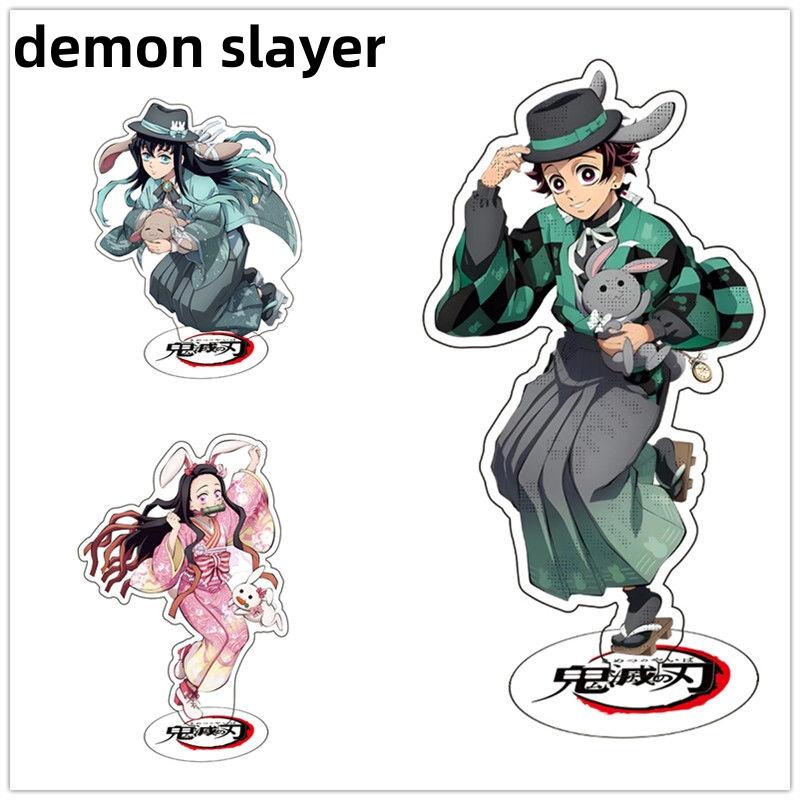 Slayer: Demon Kimetsu no Yaiba Tanjiro Nezuko Muichiro Zenitsu acrylic ornament anime figure movable figure double-sided