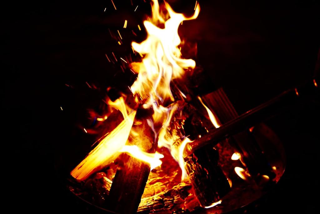 Dekitech by Fire 45cm Person Black Leather Iron Fire Pit Heavy Campfire Large Camp Fire Full of Flames [Handcrafted Artisans] Pit, Diameter, 3-4