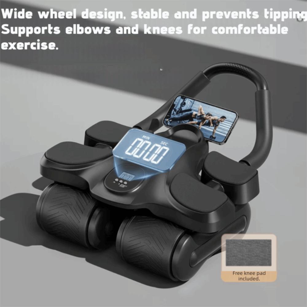 Automatic Rebound Abdominal Exercise Machine Four-Wheel Arm Abdominal Device  Home Workouts
