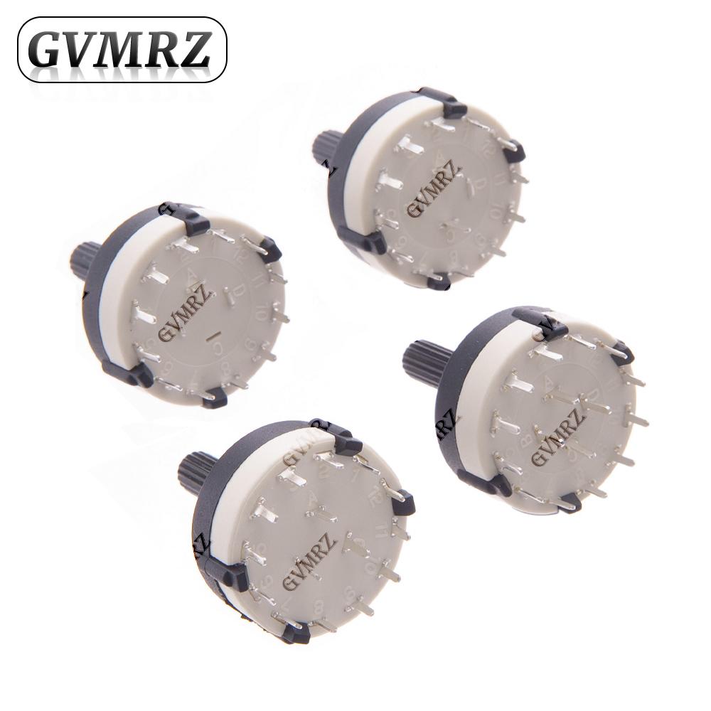 RS26 Rotary Band Switch 1P12T 2P6T 3P4T 4P3T Multi-Pole Selector Switch