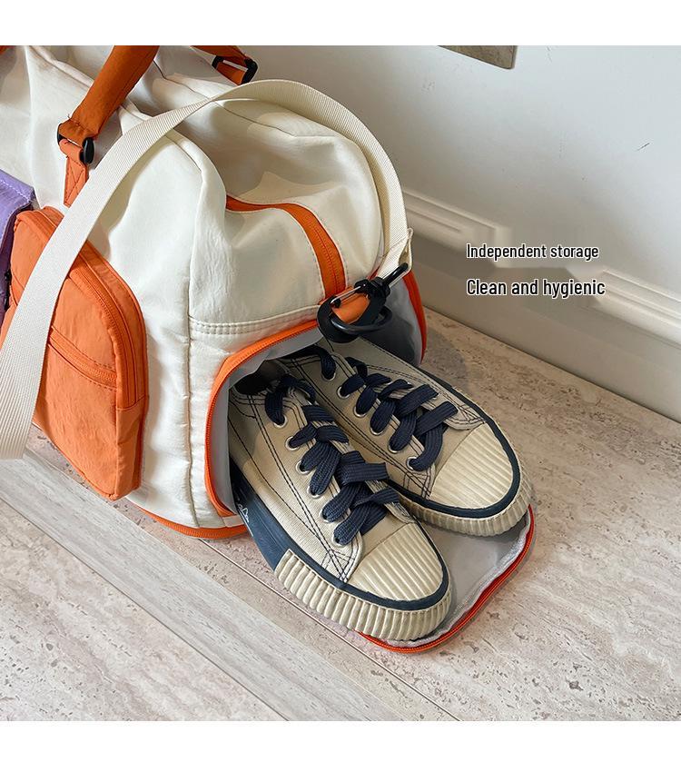 Korean Style Travel Bag - Large Capacity, Dry & Wet Separation, Ins Yoga & Swimming Storage for Short Trips