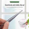 Stainless Steel 304 Bent Tip Tweezers for Aquatic Plants and Succulent Care