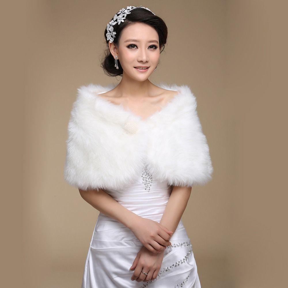 Faux Fur Rabbit Fur Bow Scarves Soft Cloak Bride Shoulder Fake Collar Plush Bowknot Shawl Daily