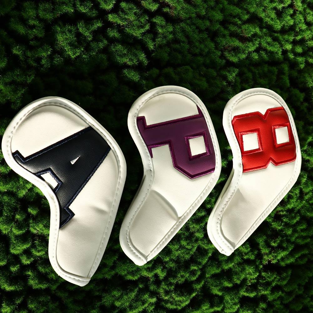 Dustproof Covers 4-9 ASPX Protective Cover Golf Club Head Covers Golf Wedge Cover Golf Iron Covers