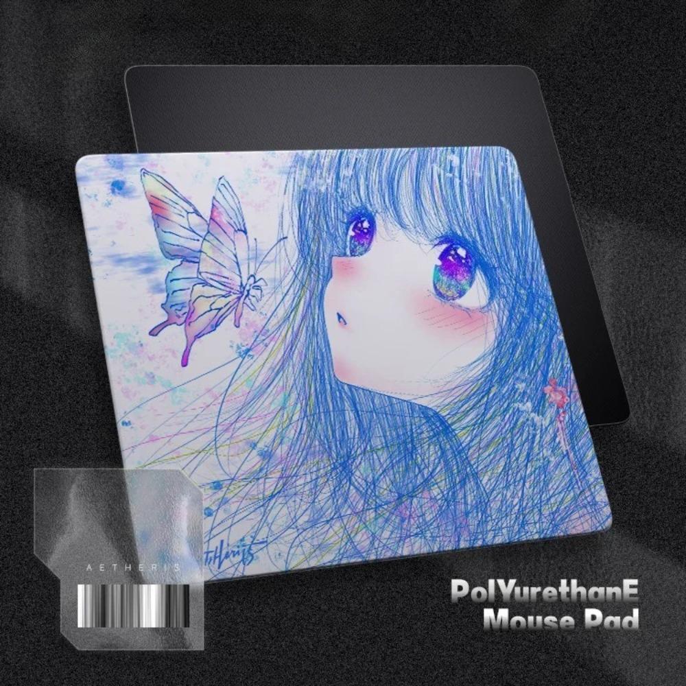 Aetheris Butterfly Mousepad Smooth Large Desk Mat Super Soft Polyurethane Base Class 99 Surface Skin-friendly Gaming Accessories