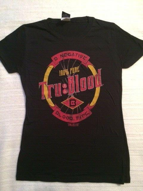 True Blood 100% Pure Label Girls Junior T-Shirt OOP New Unworn Official Licensed Unisex T-Shirt S