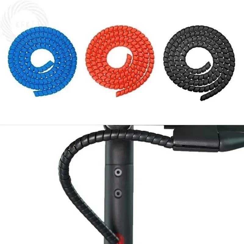 Wear-Resistant Anti-Aging Brake Wire Protector - 1m×8mm Multi-Color Optional Flexible Concealed Guard for M365 Scooter
