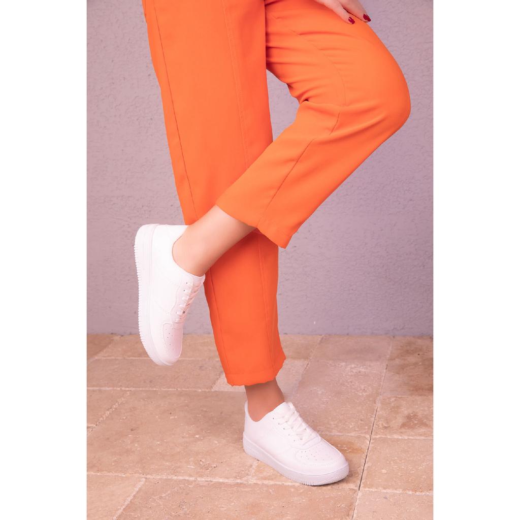 White Unisex Sneaker 14361