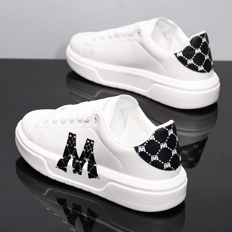 McQueen ins leather couple board shoes tide platform heightening casual shoes MY22 35