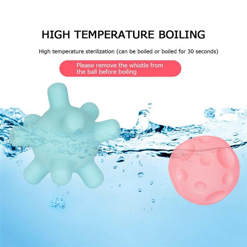 6pcs Textured Multi Ball Set Develop baby's Tactile Senses Toy Baby Touch Hand Ball Toys Baby Training Ball Massage Soft Ball