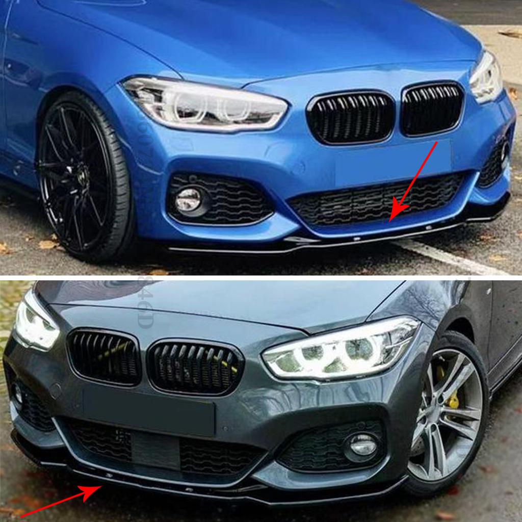 Front Bumper Lip Splitter Chin Air Dam Diffuser Tuning Accessories For BMW 1 Series F20 F21 M-Pack 118i 120i 2015-2019 Styling