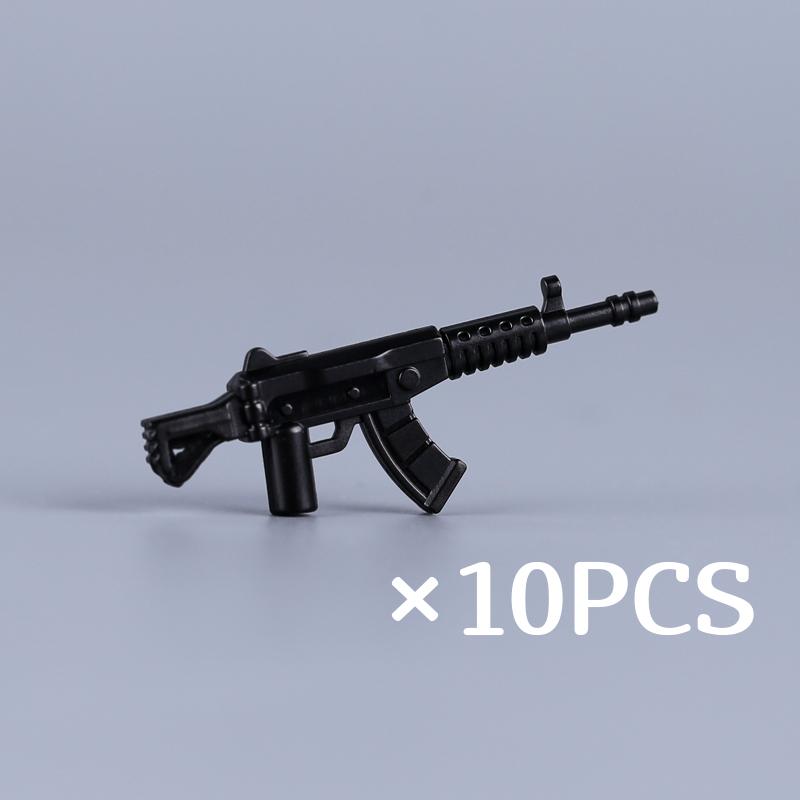 WW II Army Figures Accessory Parts Brick Playset WW2 Soldiers Army Warrior SWAT Police SWAT Machine Gun Scale Ratio Model Block Bricks Toys Playsetss