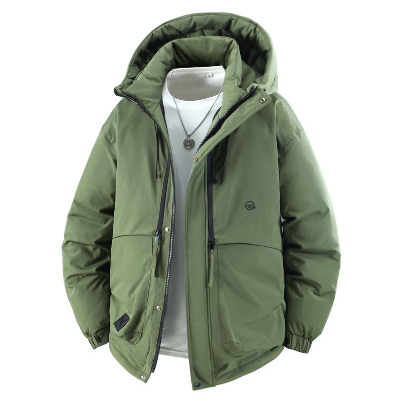 Plus Size 5XL-12XL Fashion Winter Men's Jackets Hooded Waterproof Casual Loose Thick Warm Oversize Outerwears Men Coat