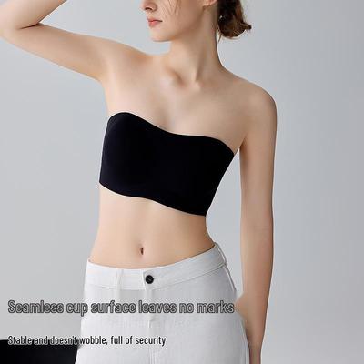 Push-Up Trägerloses Sport-Bandeau für Damen – Bügellos, Nahtlos, Leicht, Atmungsaktiv