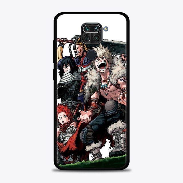 Coque de téléphone My Hero Academia, étui pour Xiaomi Redmi Note 11 9 8 10 Pro 9s 8t 7 10pro Max Redmi 11 9 9c 9a 8 8a 7 7a