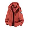 Men Women 3-in-1 Waterproof Windproof Hiking Jacket With Fleece Inner Layer Winter Outdoor Mountaineering
