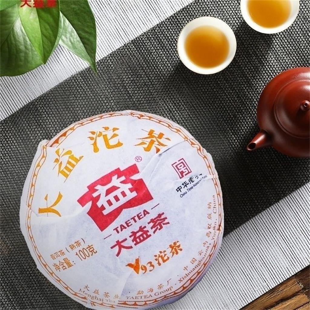 TAETEA 2018 Chinesischer Yunnan Reifer Pu'er Tuo Tee V93 Shu Pu'er Tuocha 100g