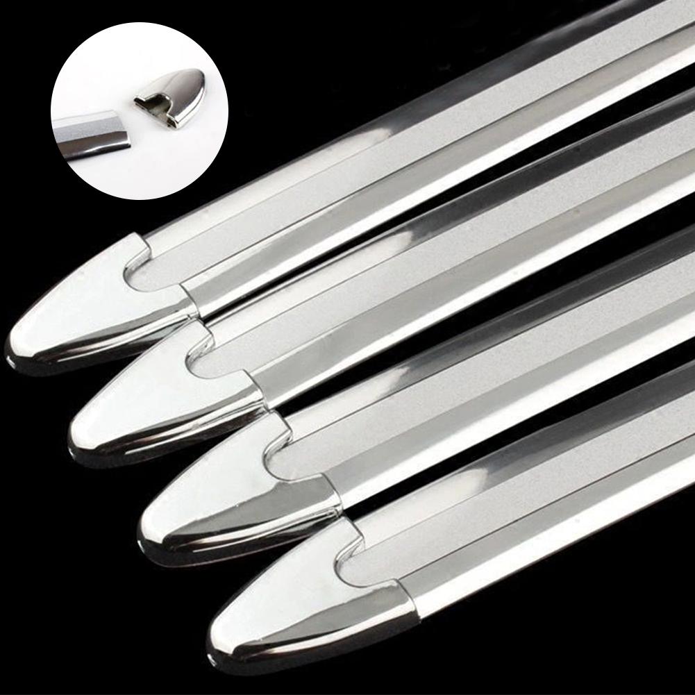 4 Stück Auto SUV Kante Antikollisionsleiste Stoßstangenschutz Schutzleiste Anti-Scheuer Kratz Stoßstange Crash Styling Universal