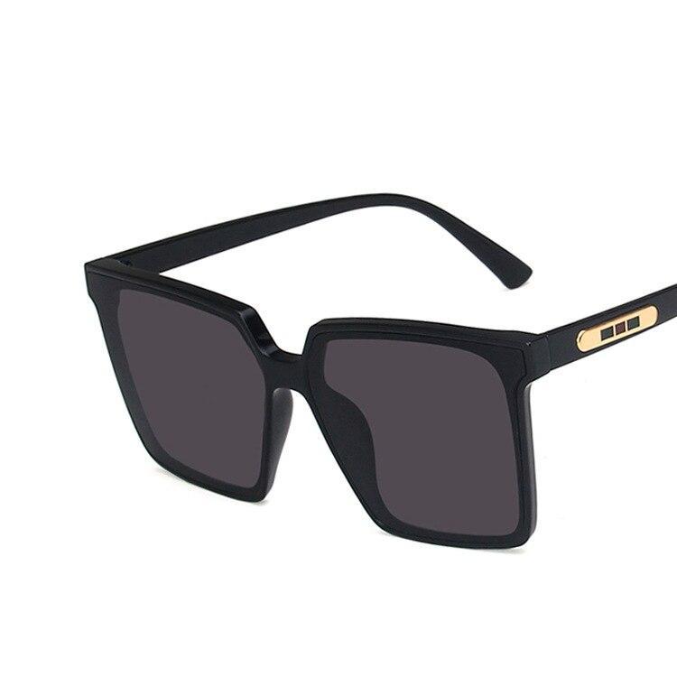 Neue Vintage Quadrat Übergroße Sonnenbrille Frauen Männer Marke Designer Transparent Gradienten Sonnenbrille Großen Rahmen Brillen UV400