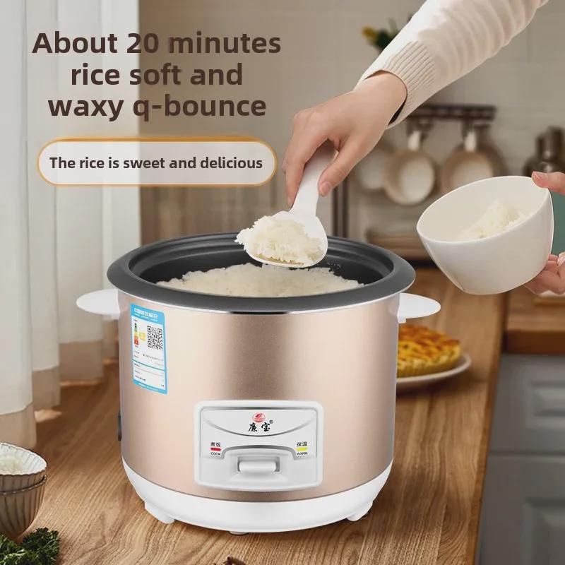 Compact 3L Rice Cooker: Ideal for Two-Person Households, Dorms, or Gifts, with Multifunctional Features.