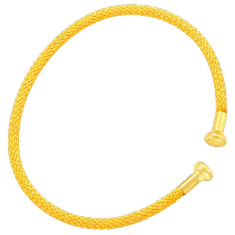 C-förmige elastische Öffnung 3 mm Schraubenarmband, personalisiertes DIY-Armband für Damen, Perlenabstandshalter Transferperle verstellbares Handseil Vl549