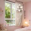2PCS Digital Printed Curtains with Meteor Lily Design, Stylish Window Drapes for Living Room Bedroom Home Decoration and Kitchen