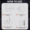 4/8Pcs Fishing Pole Holder Durable Construction Compact Portable Multifunctional Elastic Fishing Rod Holder Strap Fishing Accessories