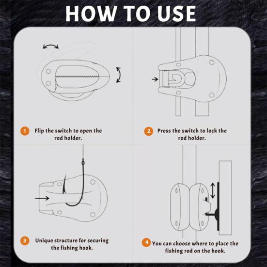 4/8Pcs Fishing Pole Holder Durable Construction Compact Portable Multifunctional Elastic Fishing Rod Holder Strap Fishing Accessories